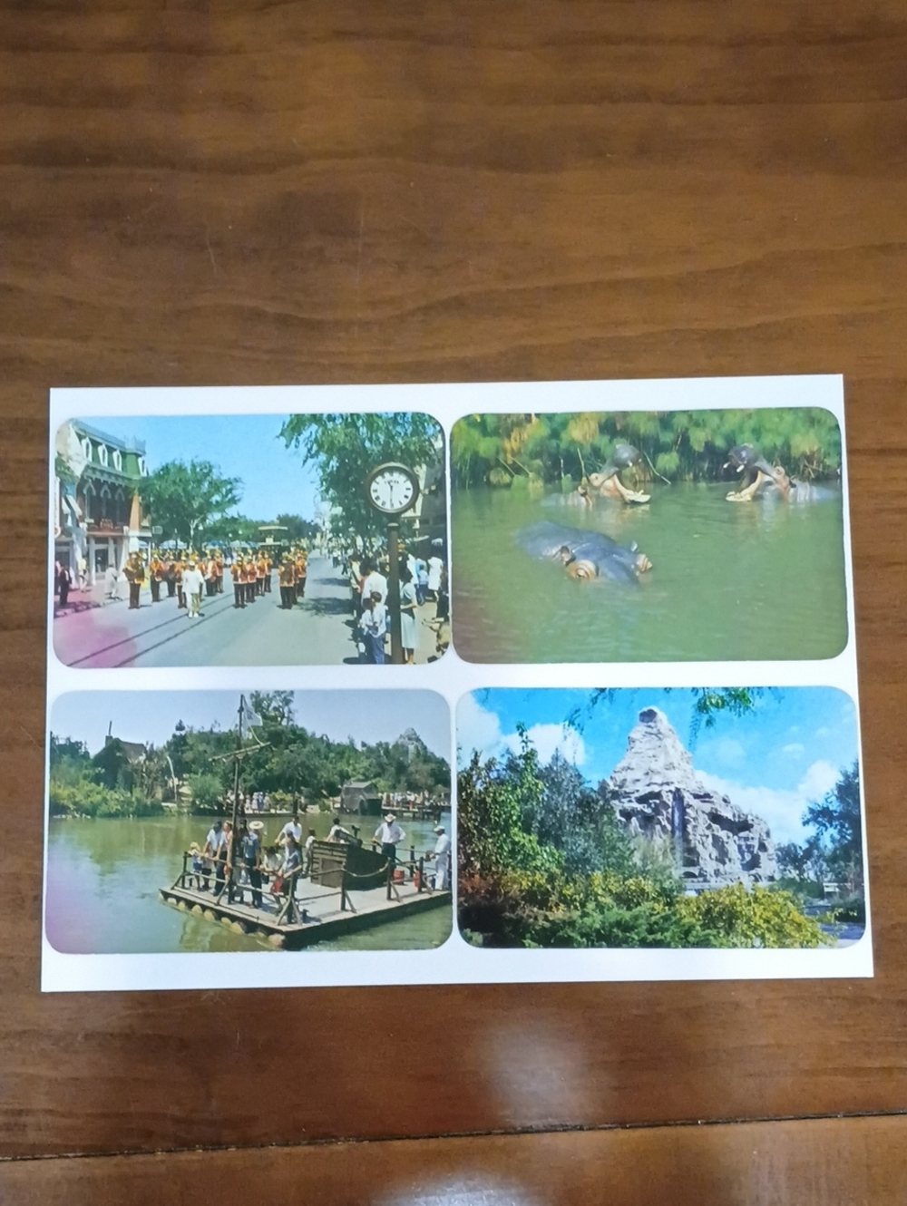 Disneyland Hallmark Postcards, Set Of 4 - Vintage 1950s!